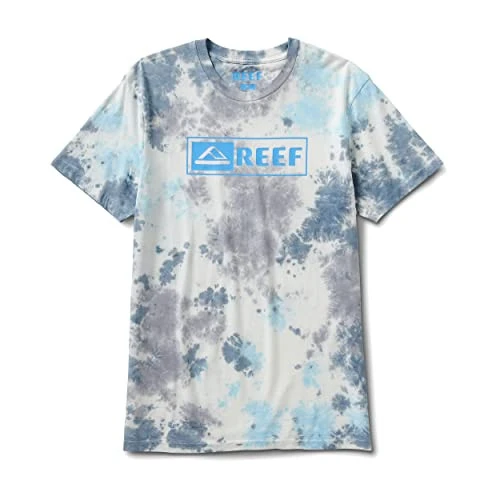 Reef Mens Tie Dye Graphic Short Sleeve Tee