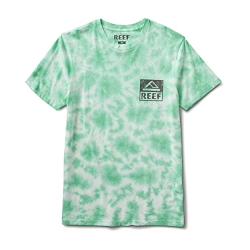 Reef Mens Tie Dye Graphic Short Sleeve Tee - Image 3