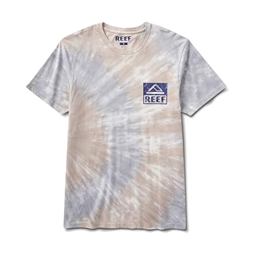 Reef Mens Tie Dye Graphic Short Sleeve Tee - Image 2