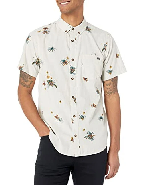 Billabong Men's Classic Sundays Woven Short Sleeve Short Sleeve Shirt - Image 3