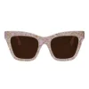 I-SEA Women's Sunglasses - Sutton (PINK PEARL/BROWN POLARIZED)