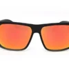 I-SEA Nick-I Sunglass Polarized Mirror Lens Men's (Black Matte/Orange)