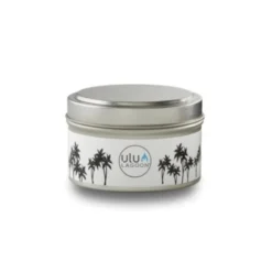 ULU LAGOON 6 OZ BLACK PALM TRAVEL TIN CANDLE ()