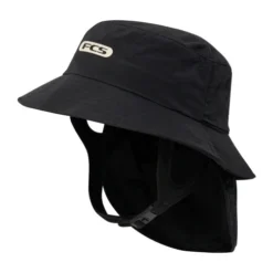 FCS ESSENTIAL SURF BUCKET HAT SMALL (AESB-02-BLK-SM)