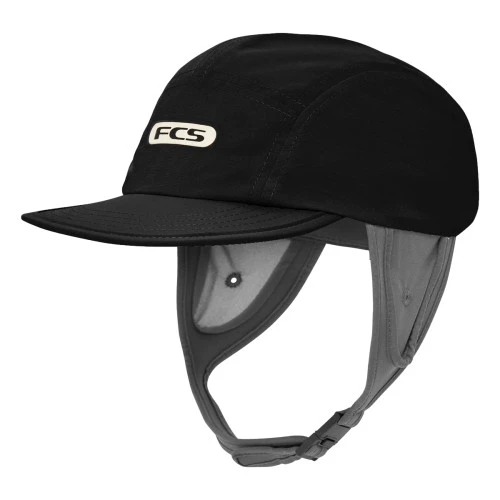 FCS ESSENTIAL SURF CAP HAT BLACK MEDIUM (AESC-02-BLK-MD)