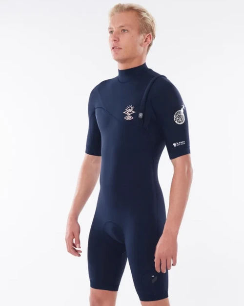 RIP CURL E BOMB ZIPPER FREE 2/2 SHORT SLEEVE SPRING (WSP8AE)