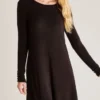 Z SUPPLY WILLA BRUSHED RIB SWING DRESS (ZD221585)