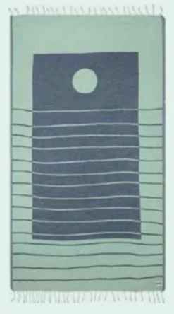 SAND CLOUD SATURN TOWEL (WSS22TOW013NVYRG)