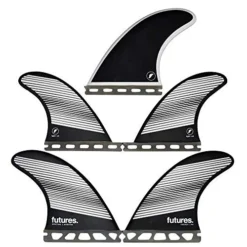 Futures F6 Legacy Five Fin Set Gray/Black