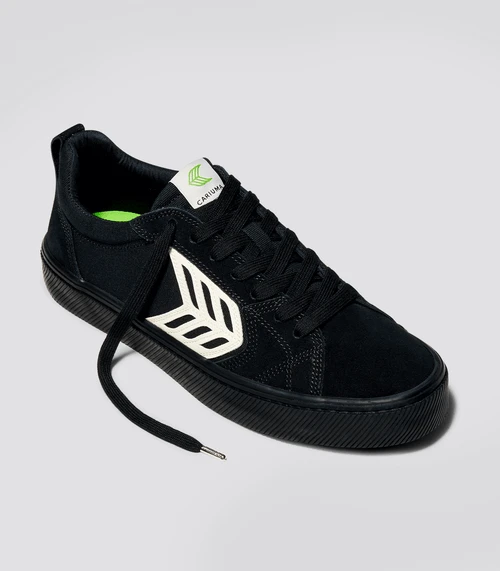 CARIUMA PRO SKATE ALL BLACK SUEDE SHOES(EX) - Image 2