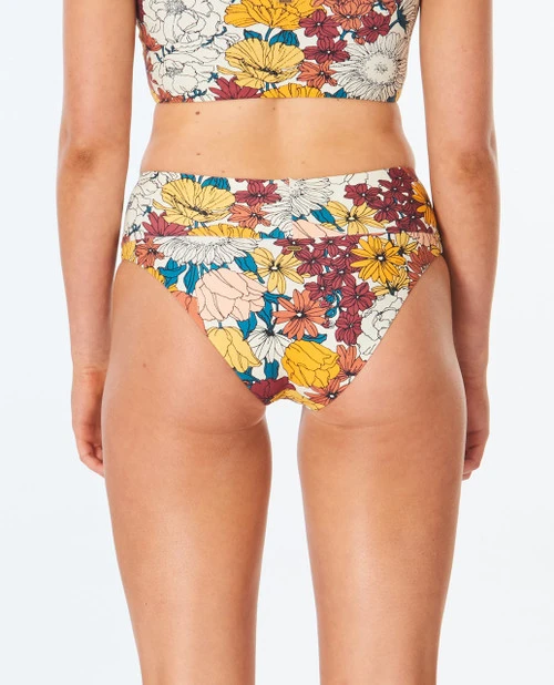 RIP CURL GOLDEN DAYS HIGH WAIST CHEEKY BIKINI BOTTOM (EX)