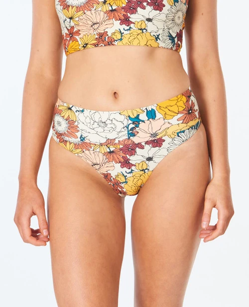 RIP CURL GOLDEN DAYS HIGH WAIST CHEEKY BIKINI BOTTOM (EX) - Image 2
