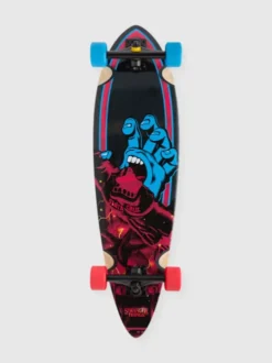 33" SANTA CRUZ SCREAMING HAND PIN TAIL CRUISER COMPLETE SKATEBOARD (STRANGER THINGS COMPLETE)