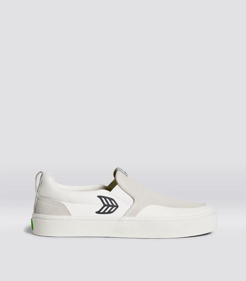 CARIUMA SLIP ON SKATE PRO OFF-WHITE VINTAGE WHITE SHOES(EX)