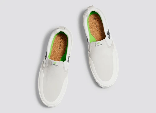 CARIUMA SLIP ON SKATE PRO OFF-WHITE VINTAGE WHITE SHOES(EX) - Image 7