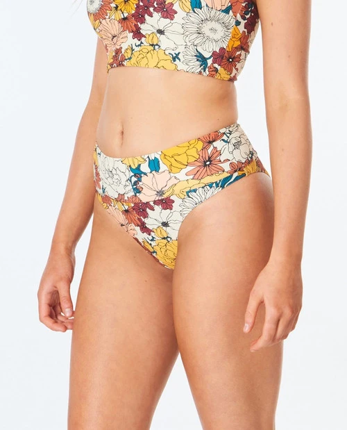 RIP CURL GOLDEN DAYS HIGH WAIST CHEEKY BIKINI BOTTOM (EX) - Image 3