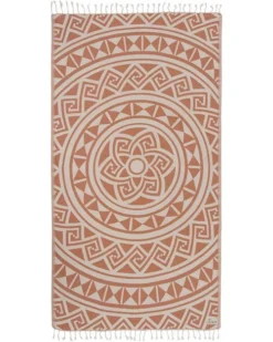 SAND CLOUD RUST MANDALA TOWEL (WSFTOW014RSTRG)